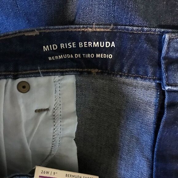 Universal thread New w/tags Bermuda Shorts SZ 26 walking shorts Jean denim - Picture 5 of 6